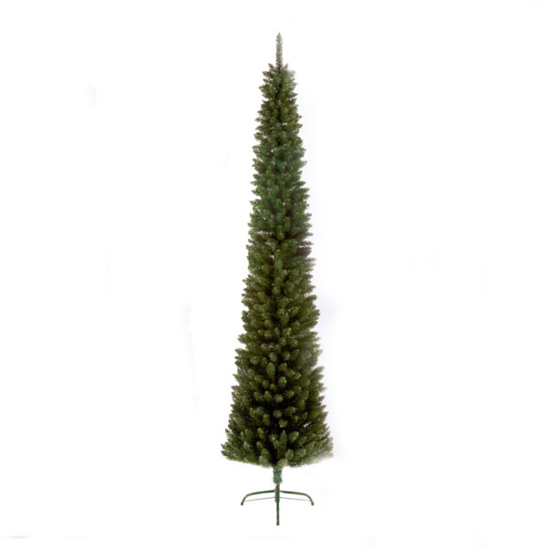 Green Artificial PVC Pencil Pine Tree - 2m