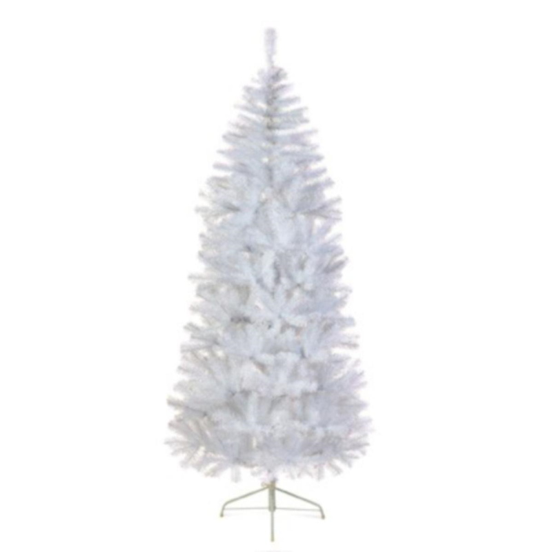 Alba Pine White Iridescent Artificial Christmas Tree - 240cm (8ft)