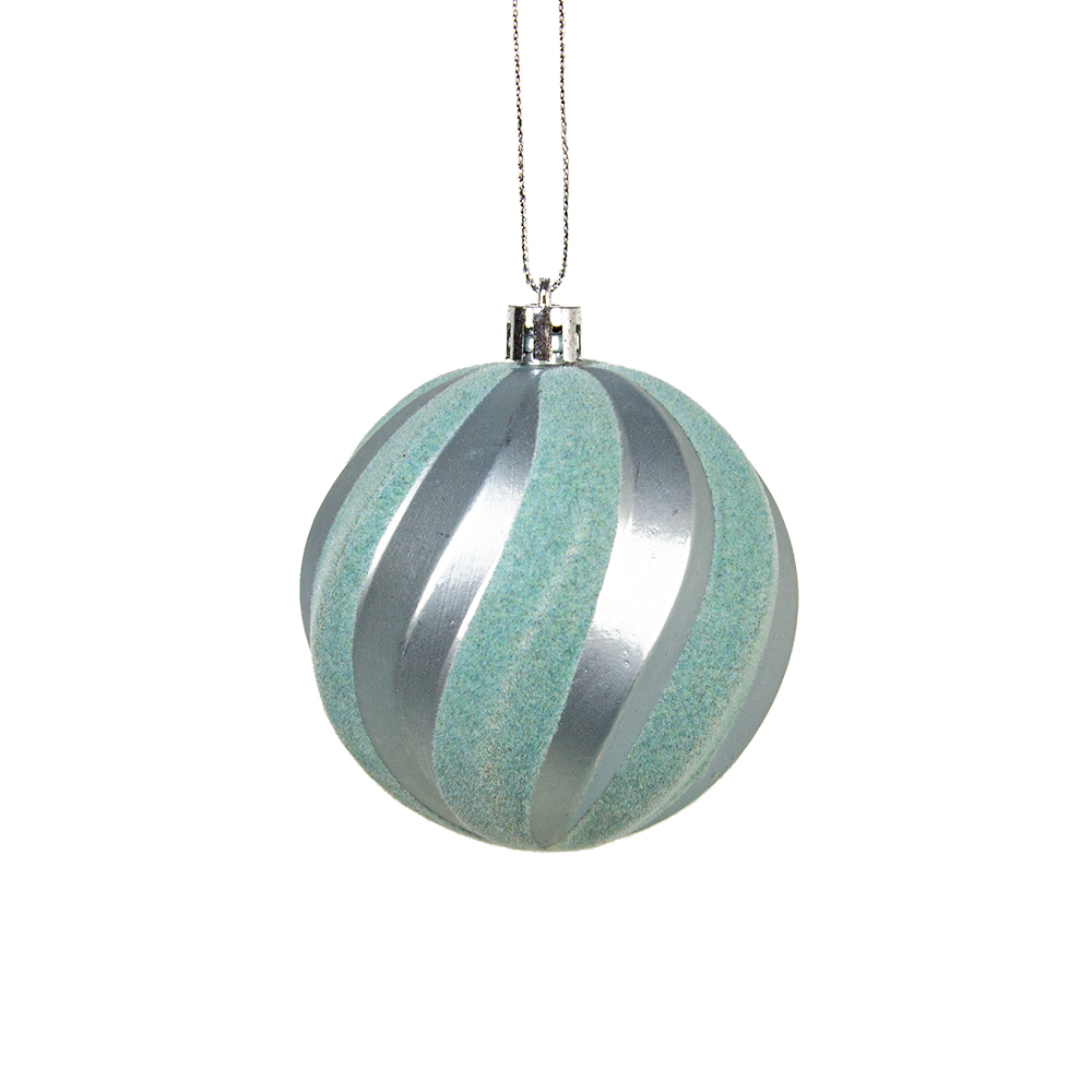 Ribbed Shatterproof Bauble - 80mm