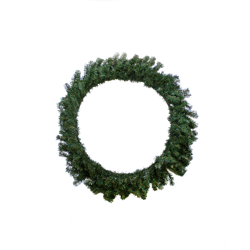 Green Artificial Noble Fir Wreath - 90cm