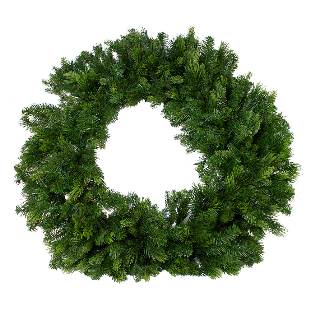 Luxury Pine Range With PE/PVC Mix Foliage - 120cm Wreath