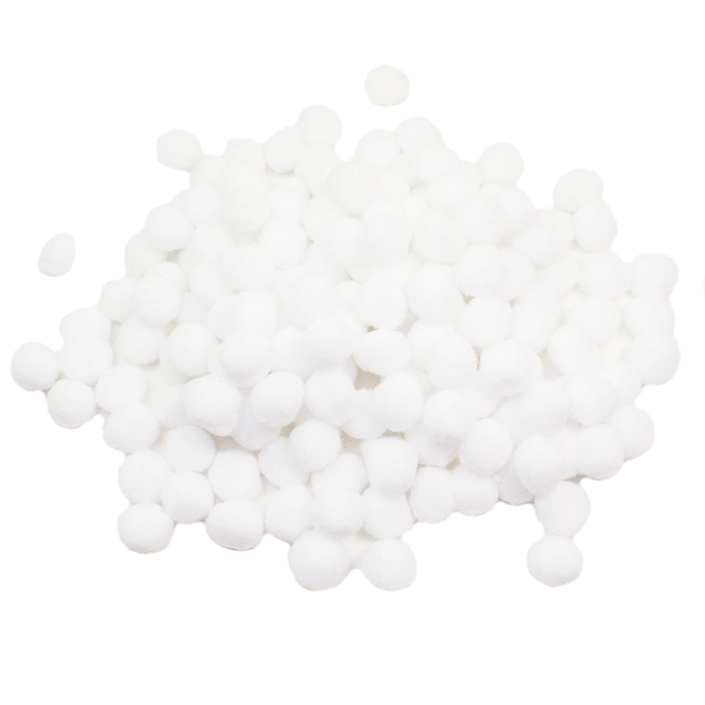 Pack Of 100 Pom Pom Snowballs - 25mm