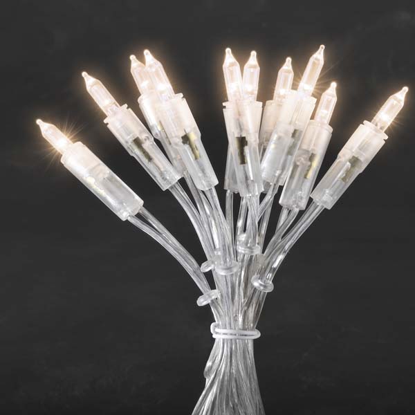 Konstsmide 5.1m length of 35 Indoor Static Warm White LED Fairy Lights Transparent Cable