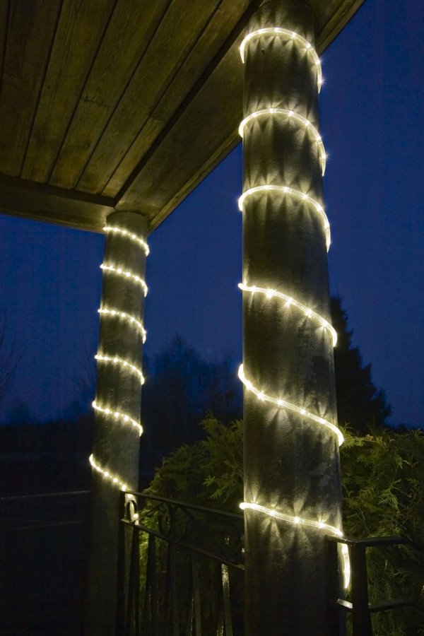 Konstsmide 6m Natural White Static Outdoor LED Fairy Ropelight
