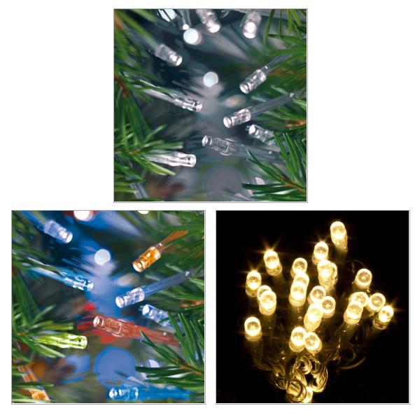 Noma 9.9m Length Of 100 Indoor And Outdoor Battery operated Multi Effect LED Fairy Lights With Timer