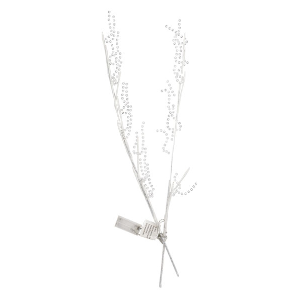 Battery Operated Decorative Branch With Round Acrylic Beads - 75cm
