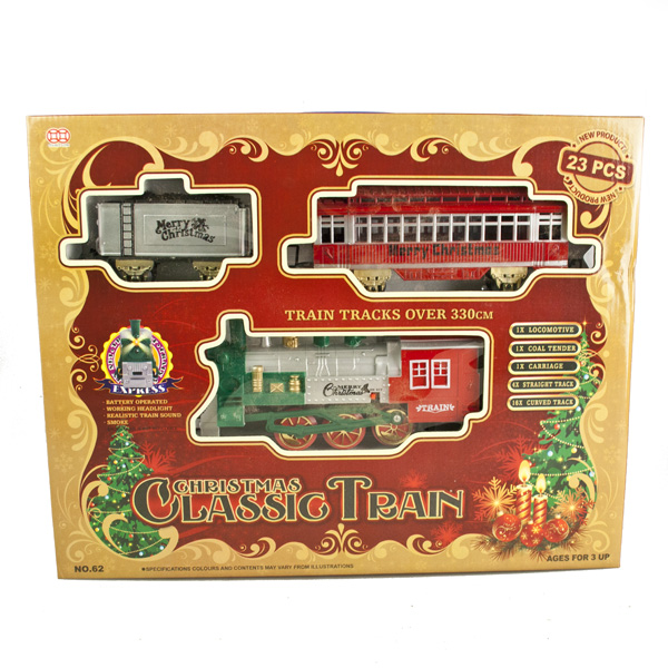 Battery Operated 23 Piece Train Set