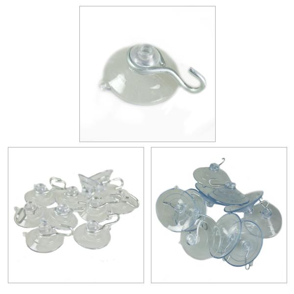 Clear Suction Cup With Hook