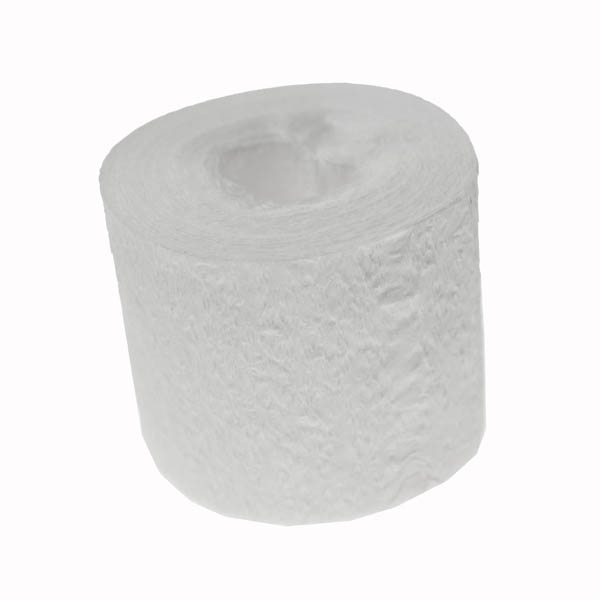 White Crepe Paper Streamer - 10m