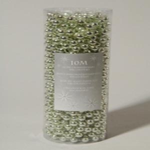 Emerald Green Bead Chain Garland - 8mm x 10m