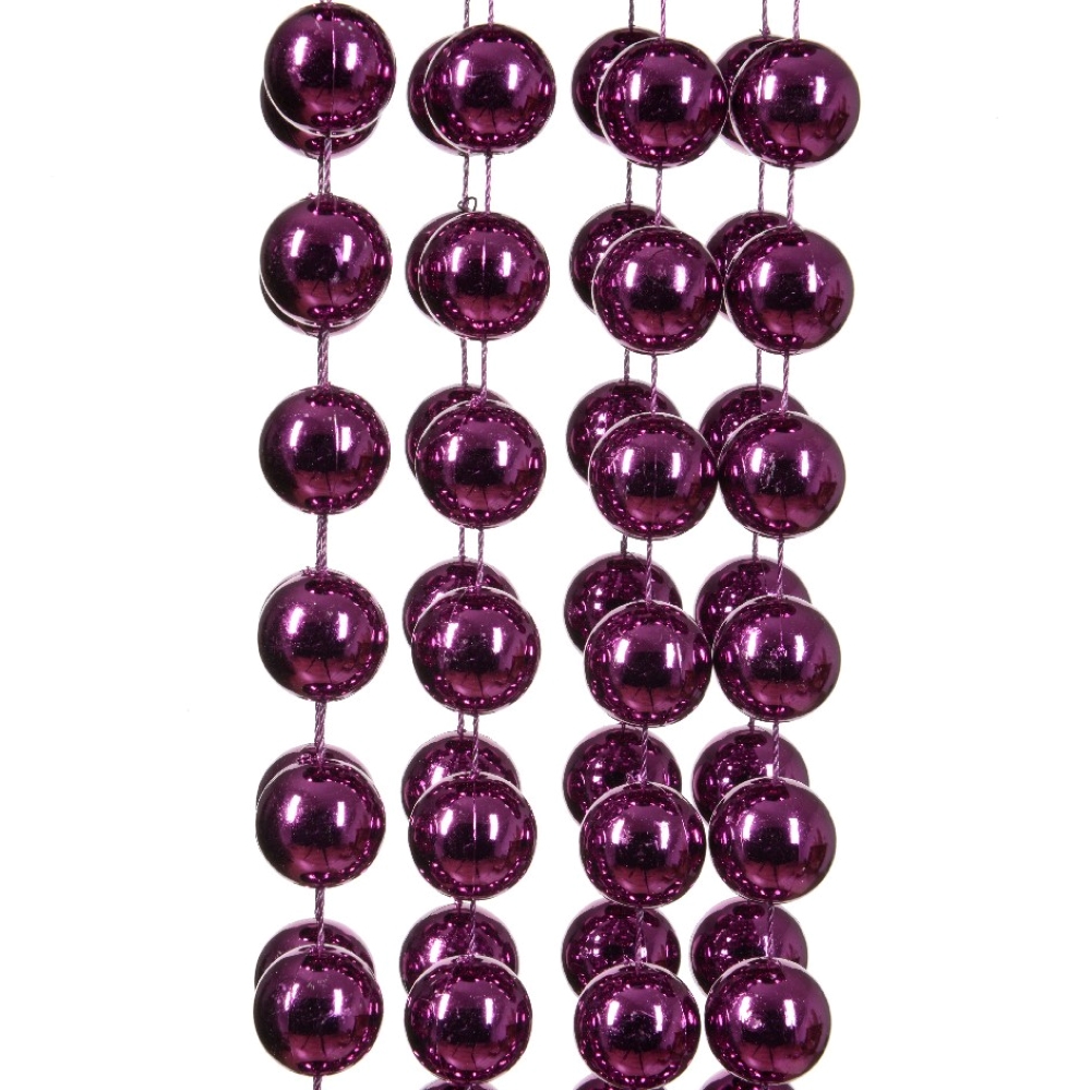 Violet Bead Chain Garland - 2.7m