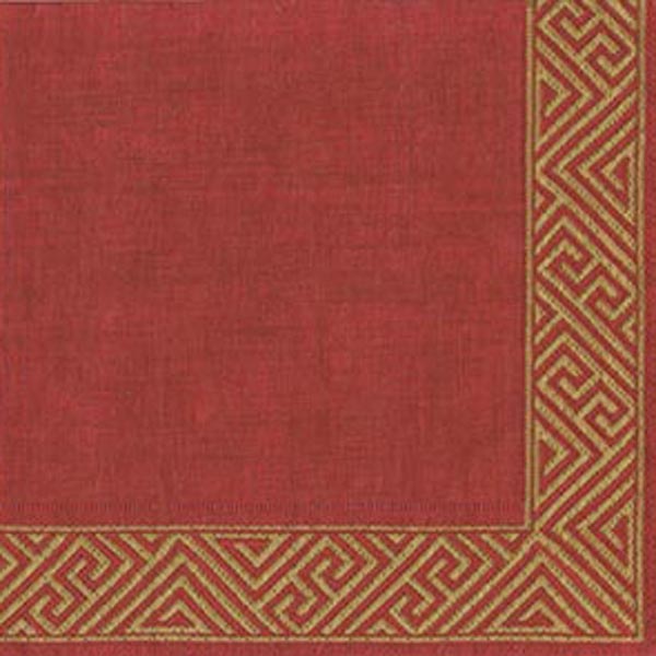 Pack Of 20 Burgundy Red Napkins - 40cm x 40cm
