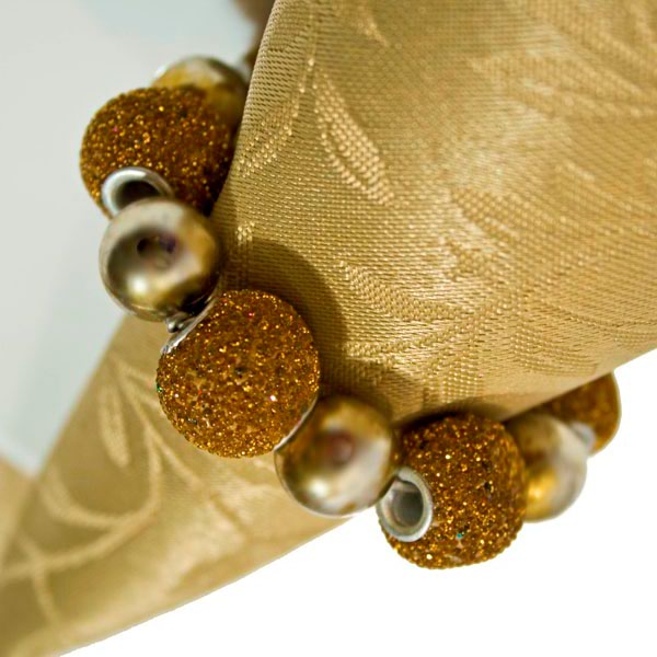 Peggy Wilkins Gold Ritzy Napkin Ring