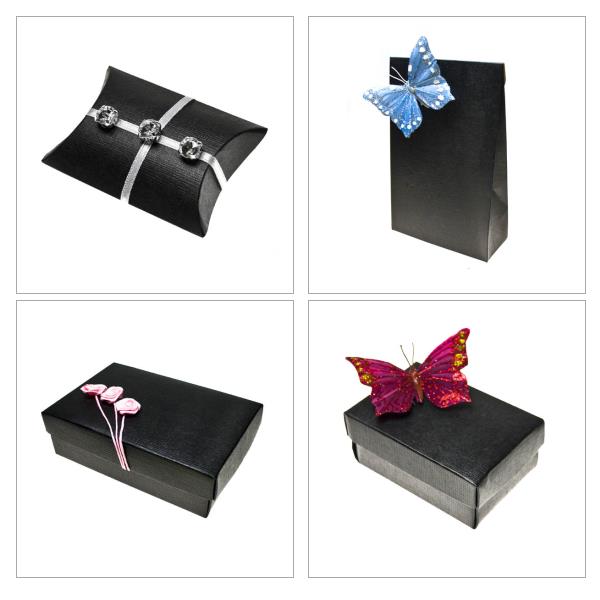 Black Silk Favour Box