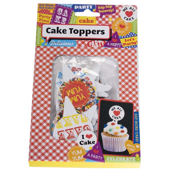 Talking Tables Funky Cake Toppers - Pack Of 40