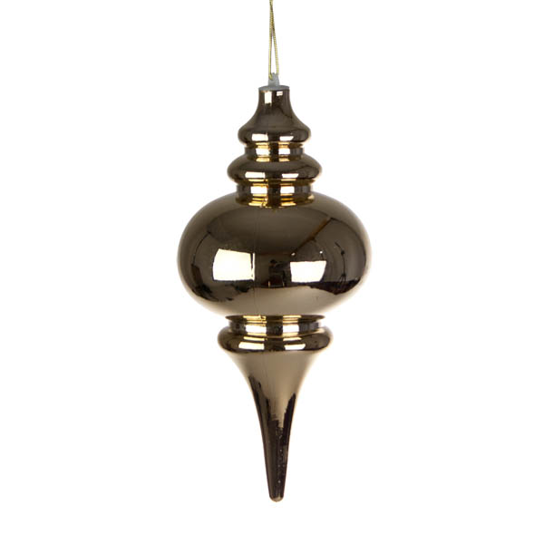 Gold Finial Hanging Decoration - 25cm