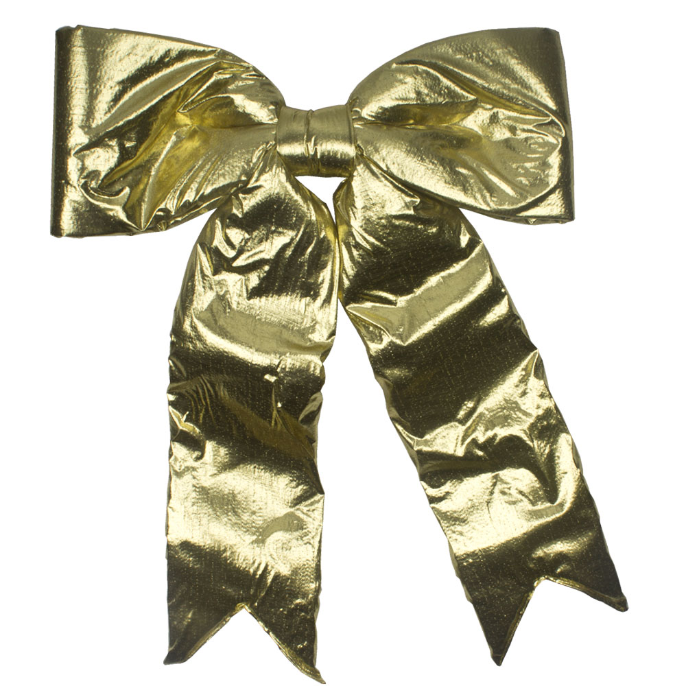 Gold Metallic Display Bow - 30cm