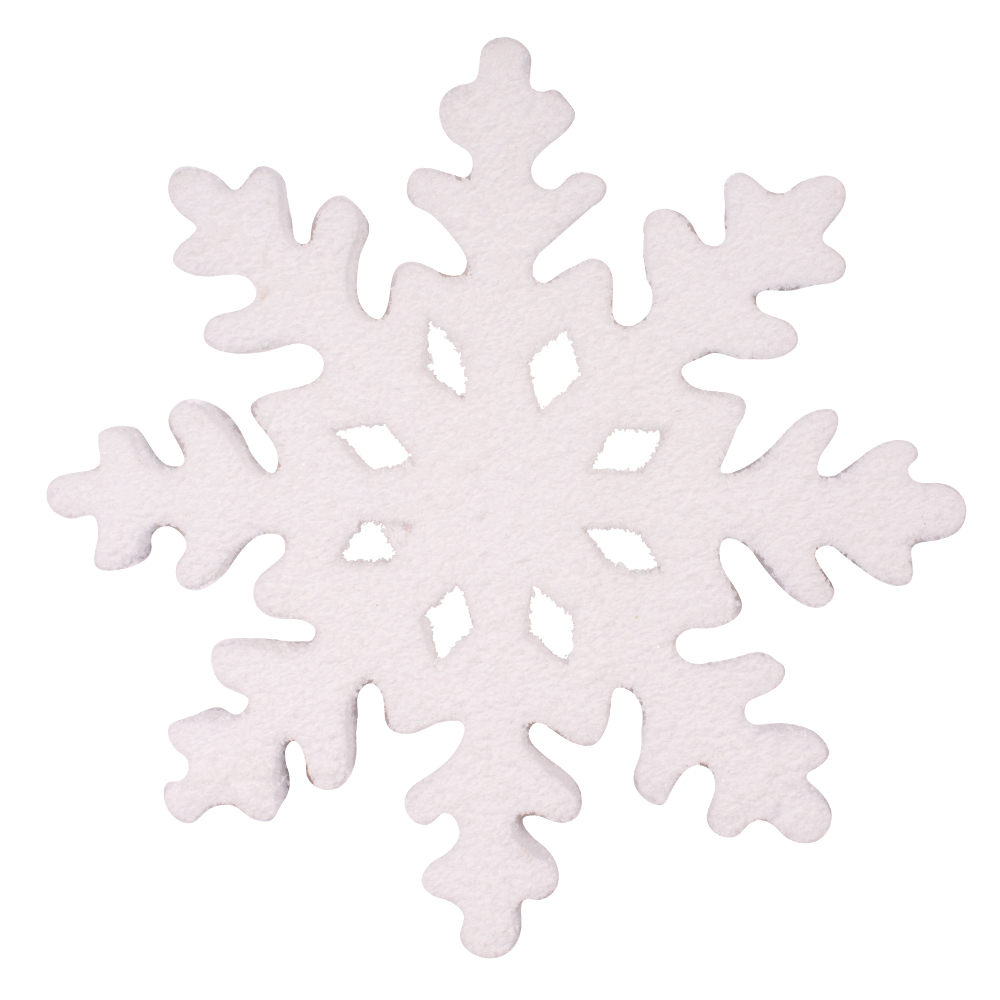 Glitter Display 8 Pointed Snowflake Decoration - 25cm