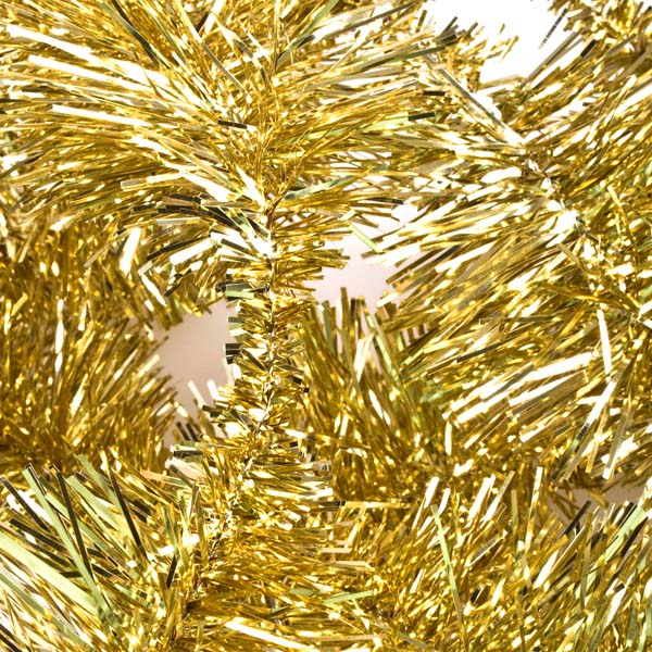 Gold Pompom Tinsel Garland - 2m x 70mm