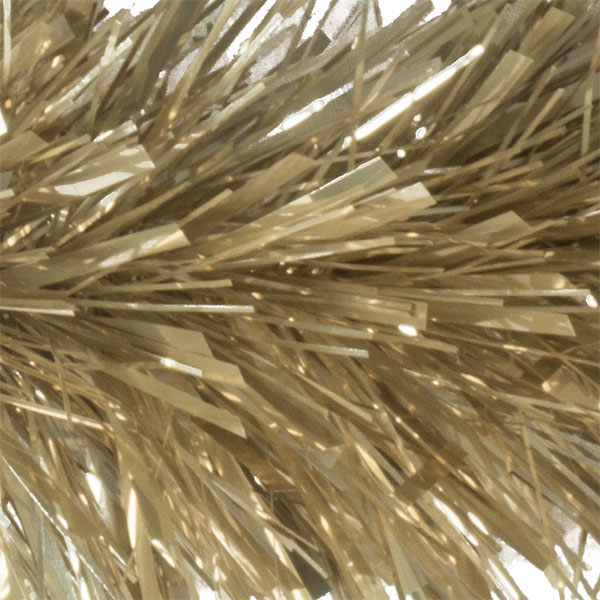 Champagne Gold Luxury Tinsel - 2m X 150mm
