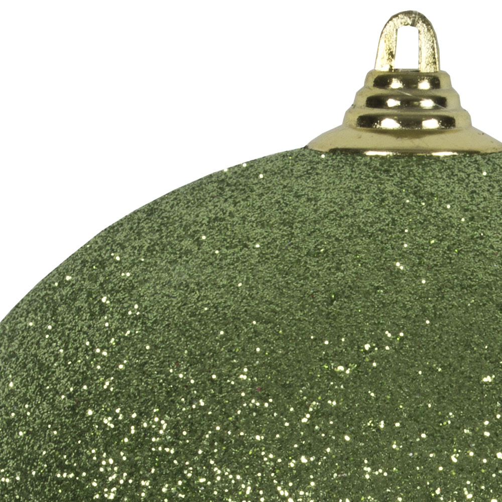 Cedar Green Shatterproof Glitter Bauble - 250mm