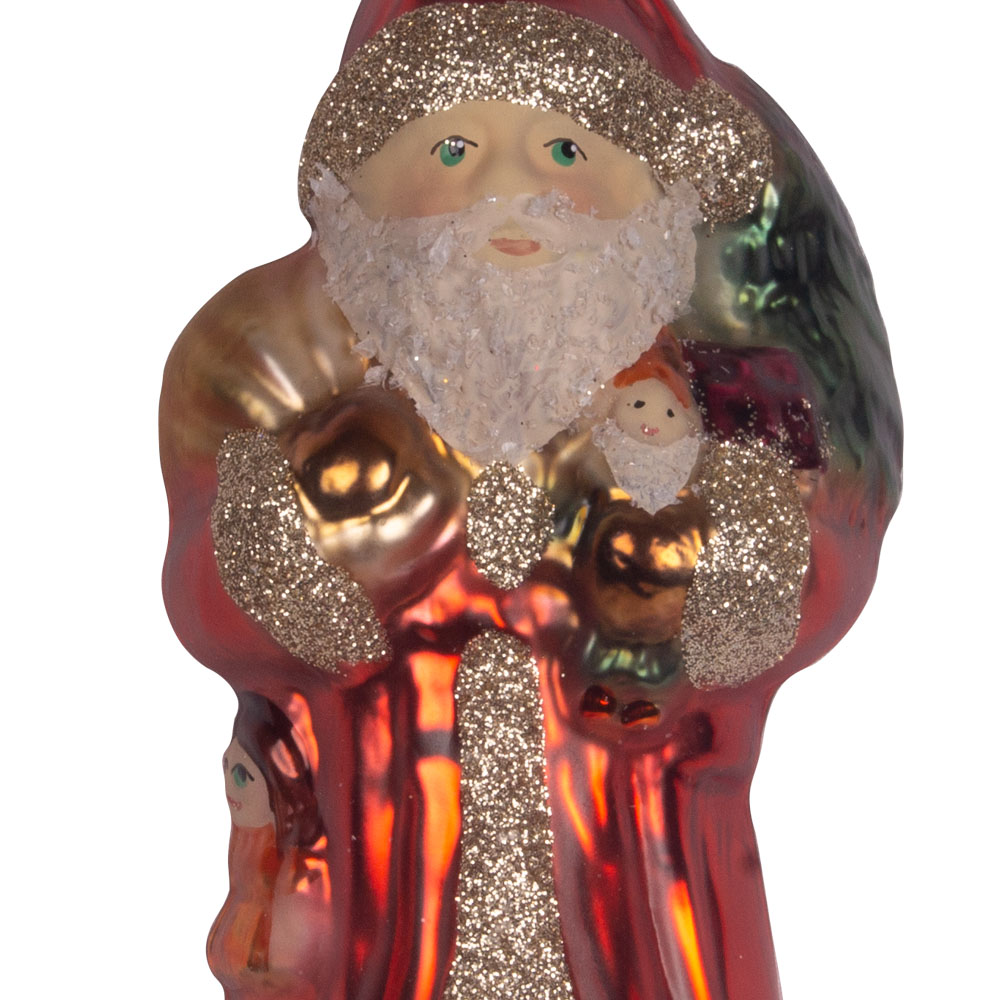 Decorated Santa - 14cm
