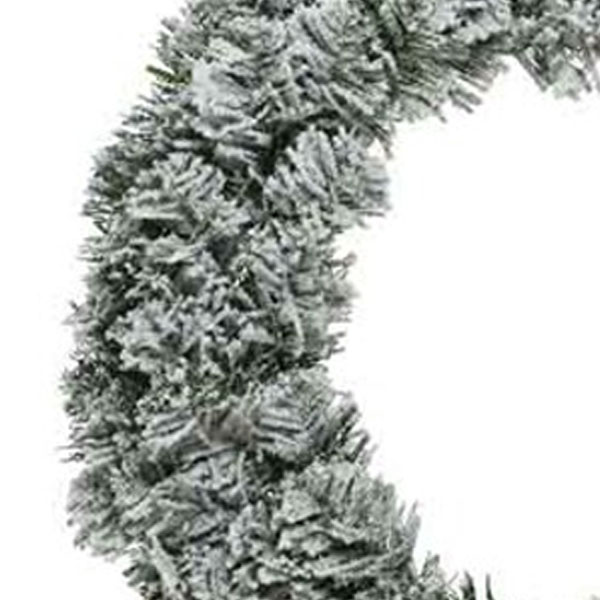 Snowy Artificial Imperial Wreath - 60cm