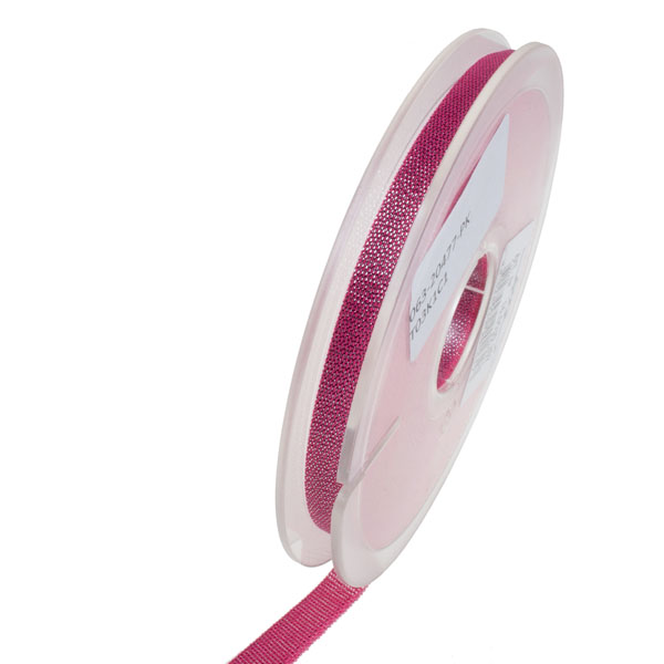 Fuchsia Pink Shiny Ribbon - 20m x 7mm