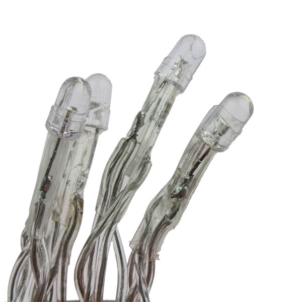 Konstsmide 2.85m Length Of 20 White Indoor Static Battery Operated LED Fairy Lights Clear Cable