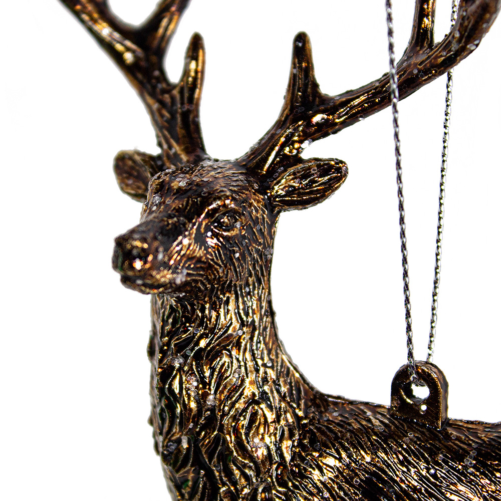 Deer Hanging Decoration - 14cm - Design 1