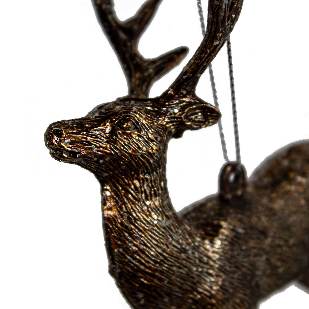 Deer Hanging Decoration - 14cm - Design 2