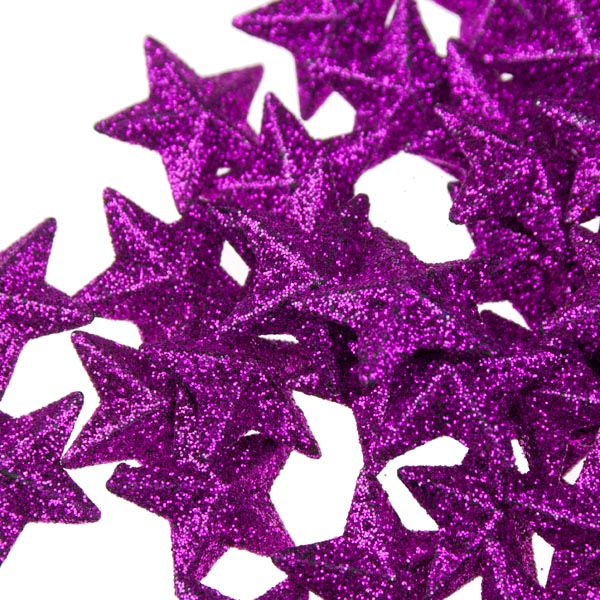 Pink 3D Star Confetti