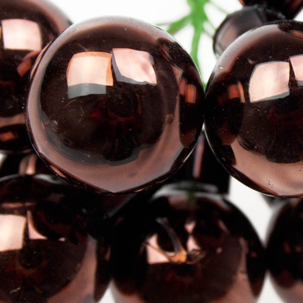 Cocoa Glass Bauble Picks - 10 x 20mm