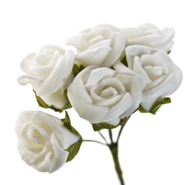 Ivory Rose Flower Bundles - 2 Pack