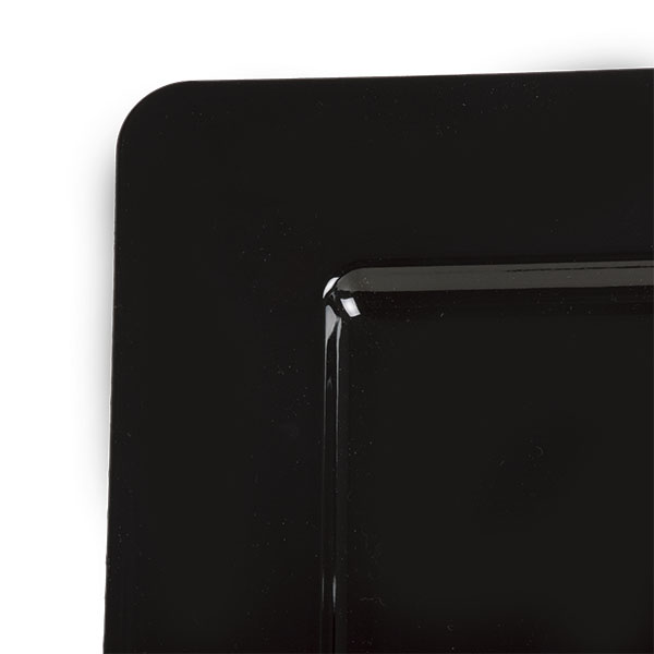 Standard Black Square Charger Plate - 33cm x 33cm