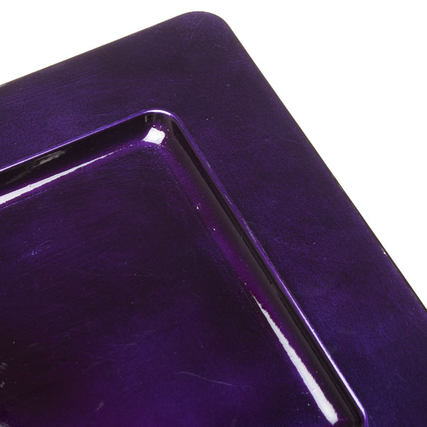 Standard Purple Square Charger Plate - 33cm x 33cm