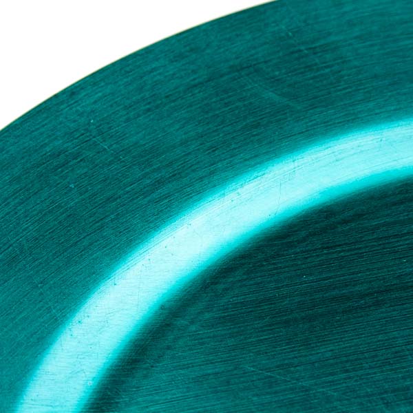 Standard Turquoise Round Charger Plate - 33cm