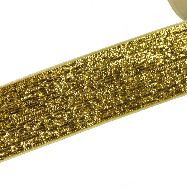 Gold Glittered  Ribbon - 3m