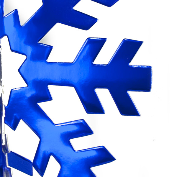 Blue  3D Display Snowflake - 70cm