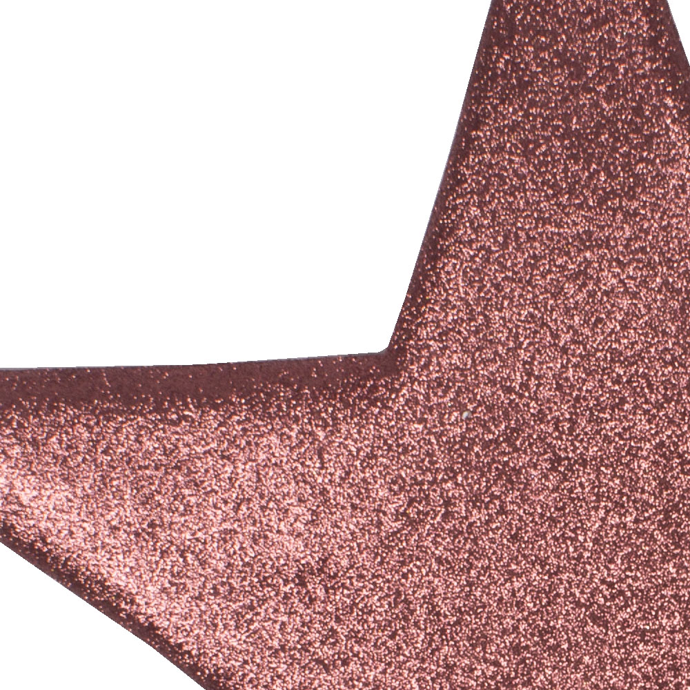 25cm Glitter Display Star Hanger - Pink