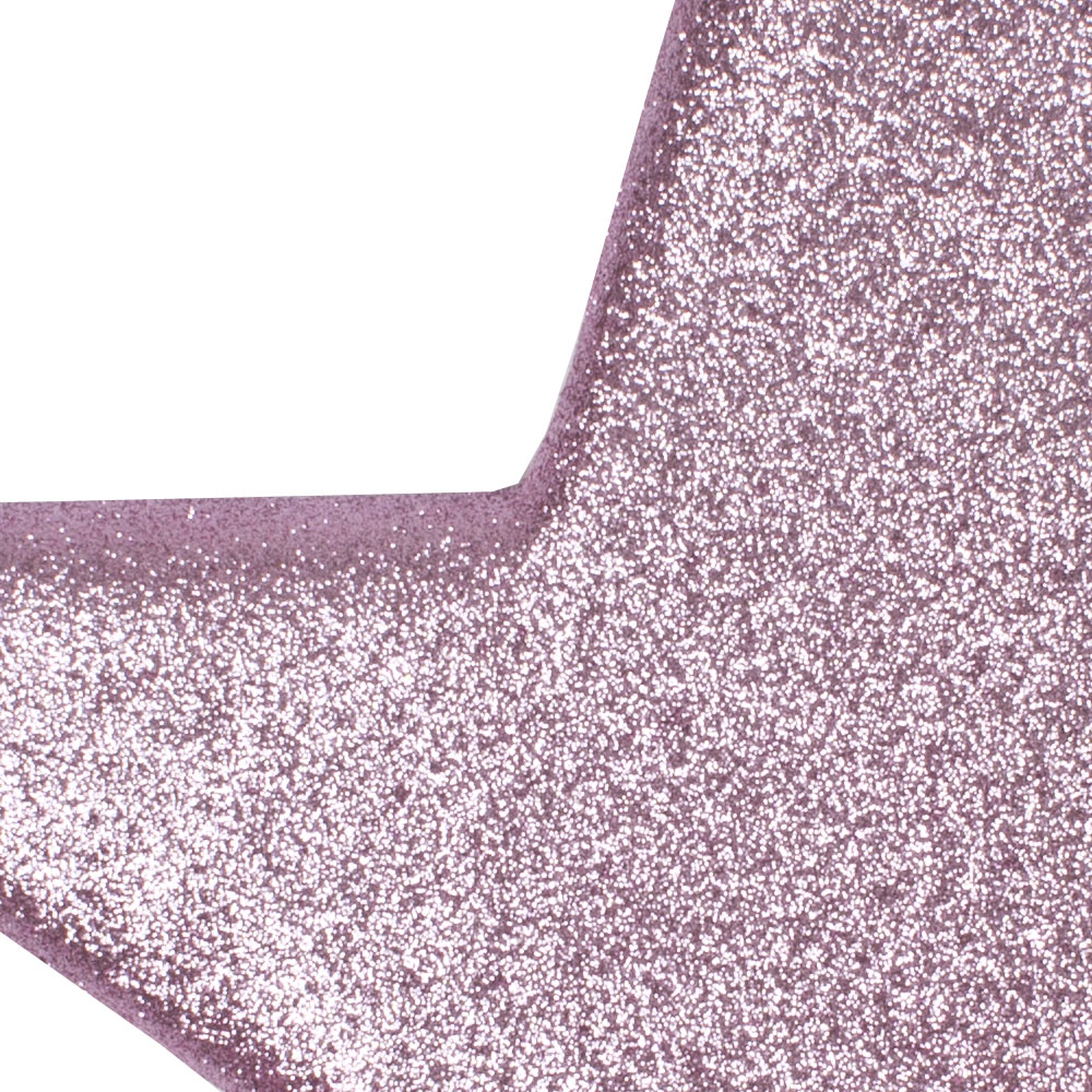 40cm Glitter Display Star Hanger - Rose Blush