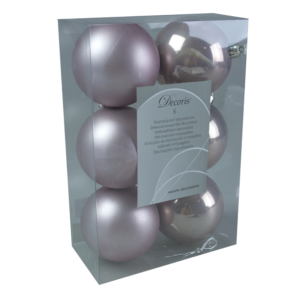 Heather Baubles - Shatterproof - Pack of 6 x 80mm