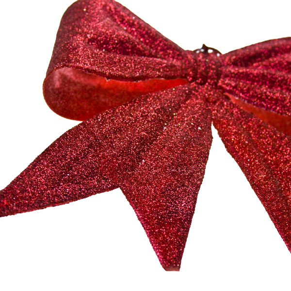 Bow Decoration - 15cm x 15cm Red