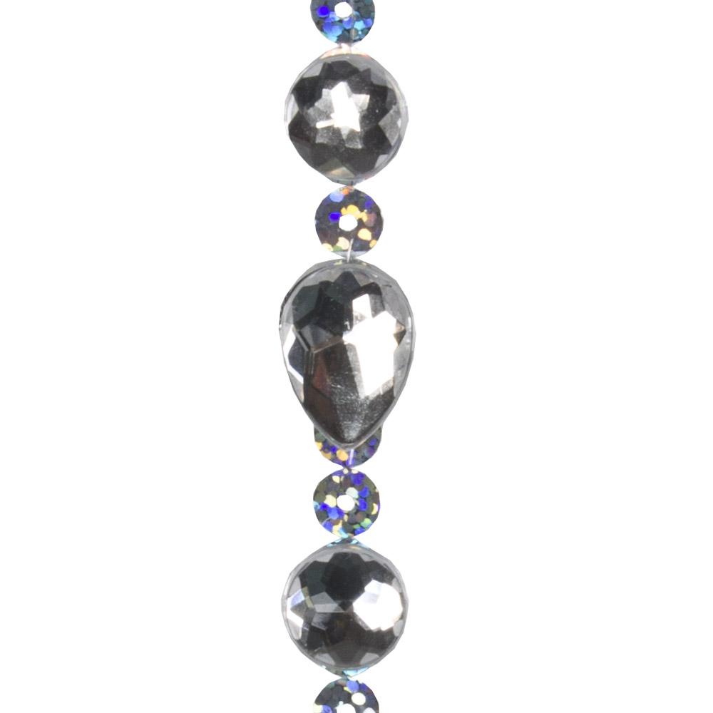 Acrylic Teardrop Bead Hanging Decoration - 17cm