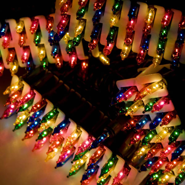 Outdoor Static Fairy Lights, Multi Coloured Outdoor String Lights