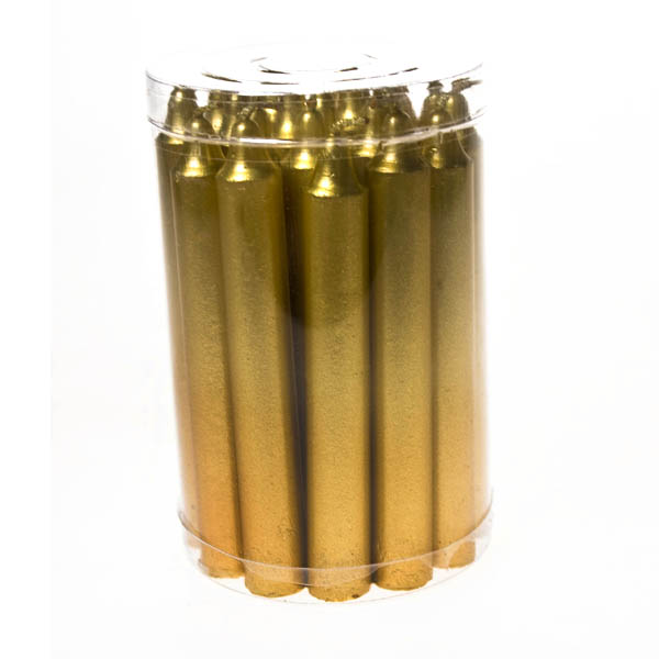 Gold Christmas Tree Candles - 20 Pack