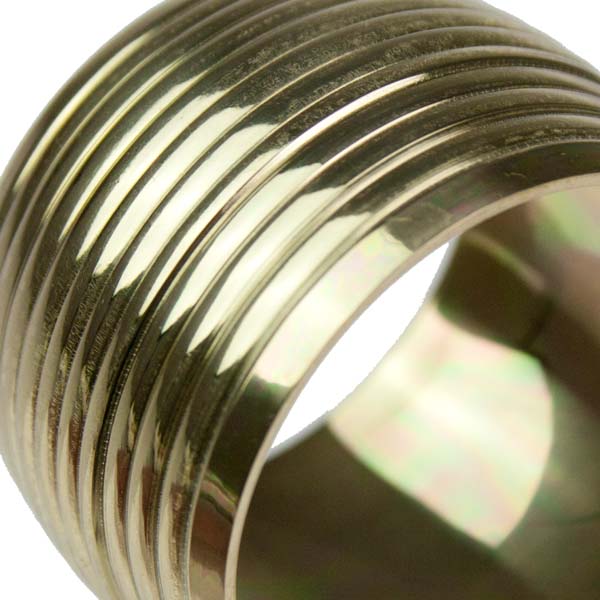 Brass Banded Napkin Ring