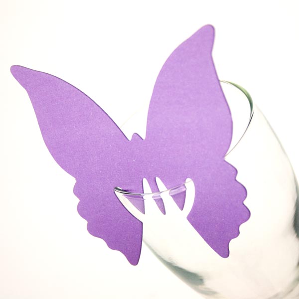 Lilac Butterfly Place Cards - 10 Pack