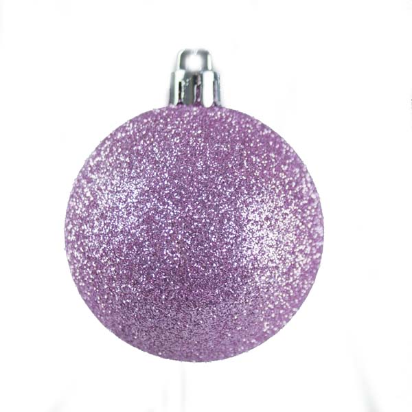 Pink Mixed Finish Shatterproof Baubles - 24 X 60mm