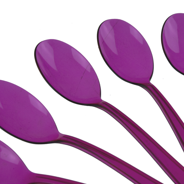 Mozaik Pack of 18 Raspberry Mixed Cutlery